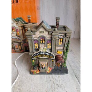 Dept 56 4051010 NEW look who's talking now theater Halloween Snow village access
